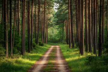 Obraz premium path in the forest