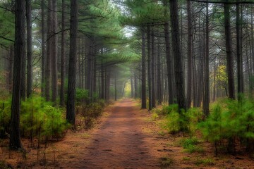Fototapeta premium path in the woods