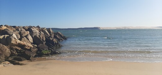 beach and sea
