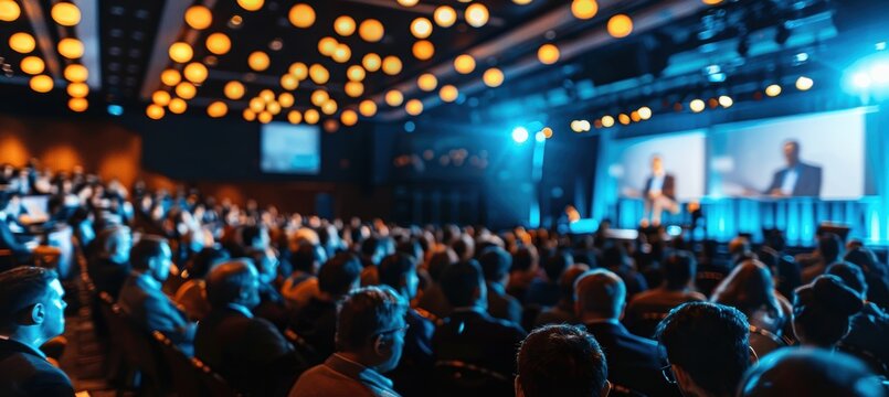 Professional Business Conference with Engaging Keynote Presentation and Dynamic Audience Participation