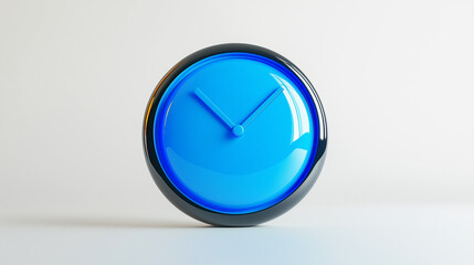 Modern Blue Countdown Timer with Minimalist Design