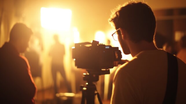 Behind the Scenes: Filmmaker Capturing the Moment