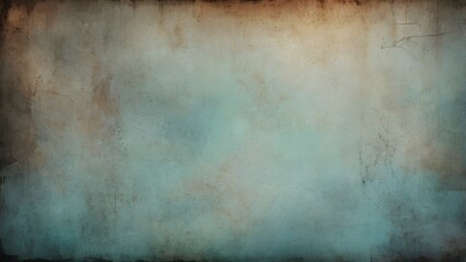 Obraz premium Grunge Background with Vintage Textures, Faded Teal Hues, Distressed Patterns, and Rustic Aesthetic Design