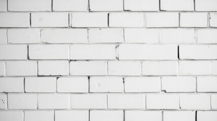 Naklejka premium White Brick Wall Texture - Building Exterior Background