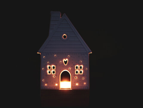 Haus doko weihnachten Kerze