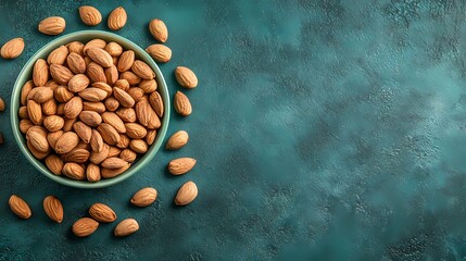 Natural nuts texture background for stock photos, focusing on healthy eating, organic snacks, food packaging, or lifestyle and wellness visuals.