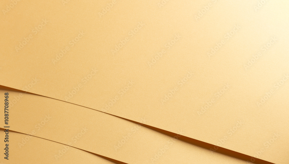 Leinwandbilder Yellow paper background with a smooth texture and subtle pastel tones. Abstract surface with a rustic and elegant appearance, ideal for decorative, recycled, or packaging concepts.