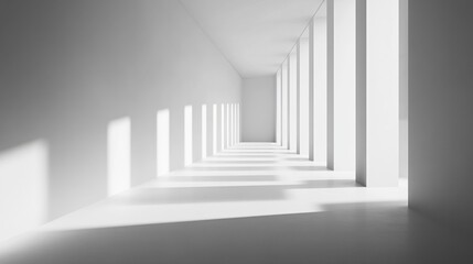 Fototapeta premium White background with very soft shadows and realistic lighting, polished and professional look