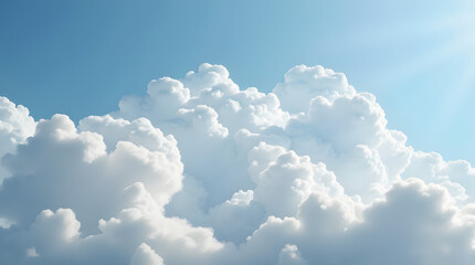 cumulus clouds background, Generative Ai