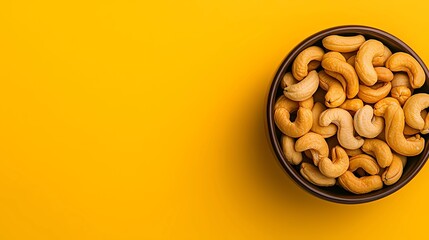 High-resolution nuts background, showcasing organic texture ideal for stock images related to natural snacks, nutrition, and healthy food marketing themes.
