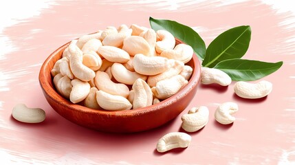High-resolution nuts background, showcasing organic texture ideal for stock images related to natural snacks, nutrition, and healthy food marketing themes.