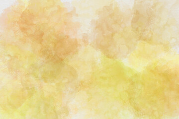 Abstract background with dynamic yellow and orange color brush strokes