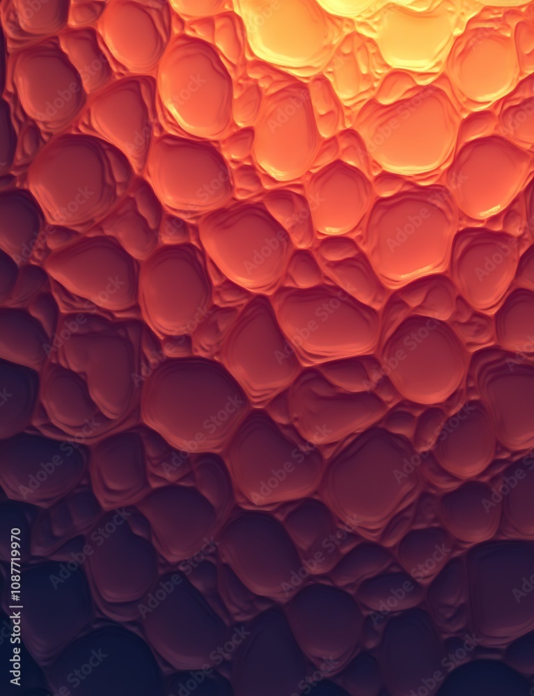 Aufkleber  seamless hexagonal background design featuring an abstract honeycomb cell pattern suitable for various applications such as flyers and textiles.