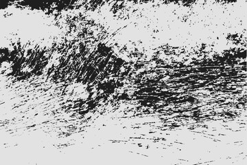 Scratched Grunge Urban Background Texture Vector. Dust Overlay Distress Grainy Grungy Effect. Distressed Backdrop Vector Illustration. Isolated Black on White Background. EPS 10.