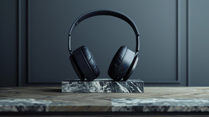 A pair of high-end wireless headphone