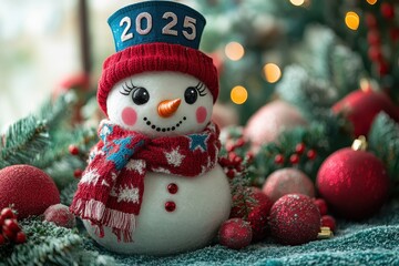 Holiday Decorating Ideas. Decarbonization Climate change mitigation No buy year sbti B2b marketplace Digital wall calendar 1440 Daily Digest Giftee Inoc Smarttech247 Snowman figure wearing 2025 hat a