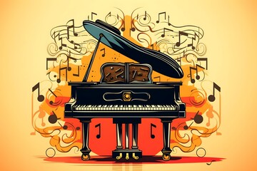 Vector illustration set of 50 musical instruments in cartoon style isolated on white background Retro musical instruments set realistic design Music instruments, musical notes and equipment A variety 