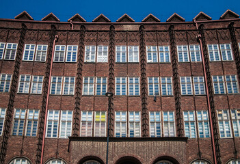 Gdańsk budynek dawnej Powszechnej Rejonowej Kasy Chorych