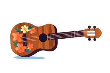 Fototapeta premium Vector illustration set of 50 musical instruments in cartoon style isolated on white background Retro musical instruments set realistic design Music instruments, musical notes and equipment A variety 