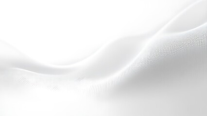 Fototapeta premium Artificial intelligence creates digital 3D abstract backgrounds with monochrome printing and halftone dots on a white futuristic design concept.