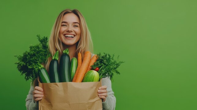 The Woman with Fresh Vegetables
