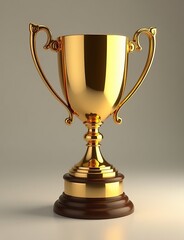 olden trophy cup with leadership achievement design element made for sports events and competitions is a suitable award or prize to give winners.
