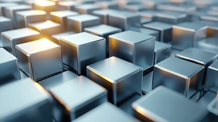 Obraz premium Abstract geometric smartphone background with a 3D pattern. AI generated