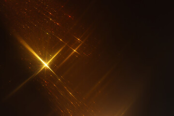 Blurred refraction light, bokeh or flare overlay effect © tomertu