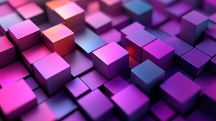 Abstract geometric smartphone background with a 3D pattern. AI generated