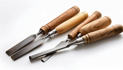 Fototapeta premium garden tools on wooden background