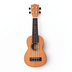 Obraz premium Ukulele Isolated on White Background
