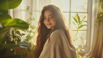 Fototapeta premium The Girl in Natural Light