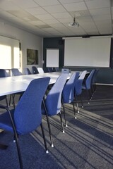 Professional workspace, boardroom in a modern office