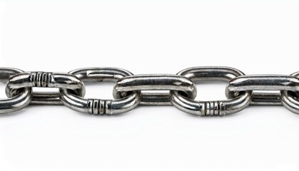 close up of a chain