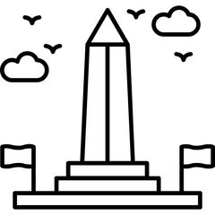 Washington Monument Icon