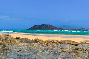 Grandes Playas Corralejo on a sunny day