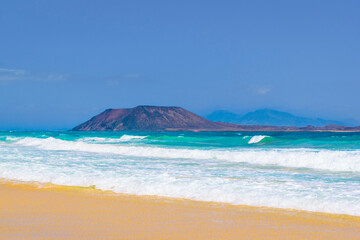 Grandes Playas Corralejo on a sunny day