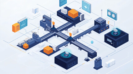 Connecting factory machines and sensors for continuous monitoring and efficient production scheduling