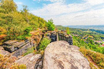 Cesko Svycarsko, Bohemian Switzerland - Tiske Steny on the North of Czech Republic