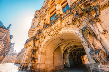 Dresden Hofkirche, Dresden, Saxony, Germany.