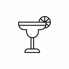 cocktail drink icon sign vector