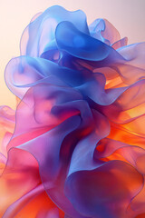 Obraz premium A composition of folded and layered foil sheets arranged aesthetically,