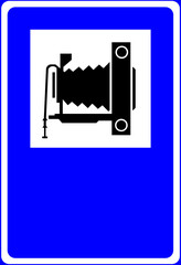 Photography vantage point sign