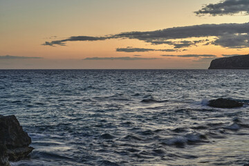 Atardecer en la isla de Formentera
