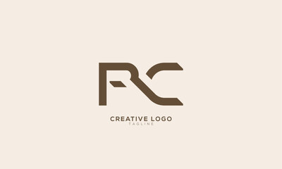 PC Abstract initial monogram letter alphabet logo design