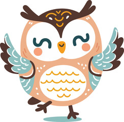 Obraz premium Animals dancing illustration for kids