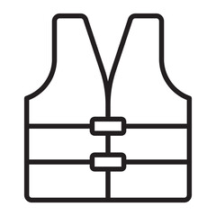 Safety Vest line icon.