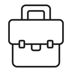 Briefcase line icon.