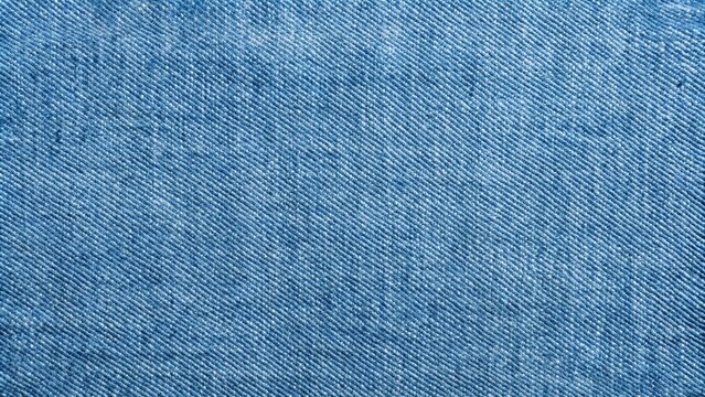 closeup of chambray jean textile with denim fabric texture