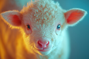 A young lamb symbolizing hope and compassion for animal welfare advocacy